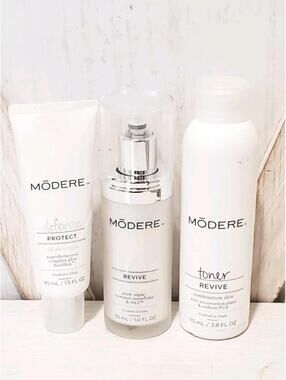 Modere Defense Protect Infusion Toner Revive 3 Pc. Lot Set  2018 & 2019